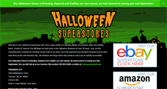 Desktop Screenshot of halloweensuperstorestc.com